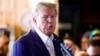 Donald Trump en campagne à l'Iowa State Fair à Des Moines, dans l'Iowa en août 2023.