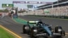 Pembalap Aston Martin Lance Stroll dari Kanada mengarahkan mobilnya keluar jalur pit saat sesi latihan kedua Grand Prix Formula Satu Australia di Albert Park, di Melbourne, Australia, Jumat, 22 Maret 2024. (AP Photo/Scott Barbour)