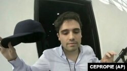 Ovidio Guzman Lopez gjatë një arrestimi në vitin 2019