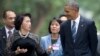 Bà Ngân tiếp ông Obama hồi tháng Năm, 2016 tại Hà Nội.