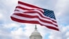 Bendera AS berkibar di Capitol di Washington, Senin, 6 Februari 2023. (Foto: AP)