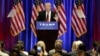 Republican presidential candidate Donald Trump speaks at the Trump Soho Hotel in New York, June 22, 2016. 