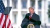 L'ancien président américain Donald Trump lors d'un rassemblement pour protester contre la certification du collège électoral de Joe Biden en tant que président à Washington, le 6 janvier 2021. (Photo AP/Evan Vucci)