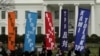 FILE - Opponents of the Trans-Pacific Partnership (TPP) trade agreement protest outside the White House in Washington, Feb. 3, 2016. 