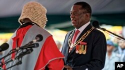 VaEmmerson Mnangagwa, Zimbabwe, Harare, 24 novembre 2017.