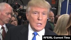 USA--New York/Televised debate between the presidential candidates of the Democratic and Republican Party Hillary Clinton and Donald Trump, Donald Trump/video grab