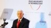 U.S. Vice President Mike Pence speaks at a conference on Peace and Security in the Middle East, in Warsaw, Poland, Feb. 14, 2019.