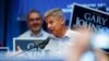 Libertarian presidential candidate Gary Johnson speaks during a rally late Monday, Oct. 3, 2016, in Parker, Colorado.