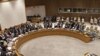 The United Nations Security Council meets at the United Nations in New York to discuss the ongoing violence in Syria, April 21, 2012. 