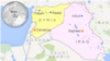Mapa da Siria
