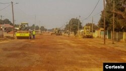 A cidade de Luena, Moxico