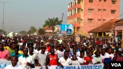 Manifestação em Bissau (Foto de Arquivo)