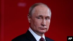 Rais wa Russia Vladimir Putin Nov. 9, 2022. Putin hatahudhuria mkutano wa wiki ijayo wa G20, Indonesia.
