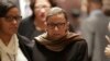 FILE - U.S. Supreme Court Associate Justice Ruth Bader Ginsburg arrives to watch U.S. President Barack Obama's State of the Union address to a joint session of Congress in Washington, Jan. 12, 2016. 