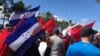 Manifestantes en las calles de Honduras contra resultados presidenciales que ubican al presidente Hernández como líder en resultados electorales.