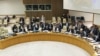 In this photo provided by the United Nations, the United Nations Security Council meets on the situation in Libya, Wednesday, Feb. 29, 2012 at United Nations Headquarters. (AP Photo/The United Nations, Paulo Filgueiras)