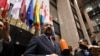 Chủ tịch Hội đồng Châu Âu Charles Michel phát biểu tại Đại sảnh của Hội đồng Châu Âu ở Brussels, ngày 14/12/2023.