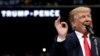 Republican U.S. presidential nominee Donald Trump speaks at a campaign rally in Wilkes-Barre, Pennsylvania, October 10, 2016. 