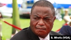Retired general Constantino Chiwenga at the State House for swearing in as one of two Zimbabwe's vice presidents, Harare, Dec. 28, 2017. 