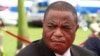 Retired general Constantino Chiwenga at the State House for swearing in as one of two Zimbabwe's vice presidents, Harare, Dec. 28, 2017. 