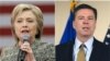 The U.S. Federal Bureau of Investigation says it is recommending no criminal charges be brought against Hillary Clinton, left, for her use of a private email server while she was secretary of state, FBI Director James Comey, right, said Tuesday.