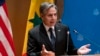 U.S. Secretary of State Antony Blinken speaks during a diplomacy event with U.S. companies and the government of Senegal at the Radisson Blu Hotel in Dakar, Nigeria, Saturday.