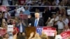 Republican presidential candidate Donald Trump speaks during a campaign rally at High Point University, in High Point, North Carolina, Sept. 20, 2016.